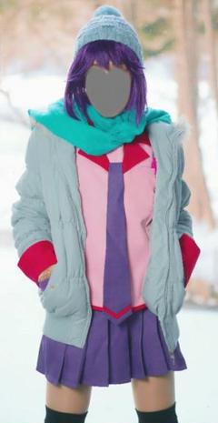 化物語 神原駿河 制服 コスプレ衣装 白っぽ