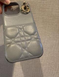 LADY DIOR IPHONE 14 PROケース　カナージュ ラムスキン