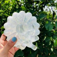 手造りのガラス かぼちゃのオーナメント 工芸品 置物を置く