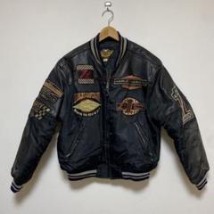 Harley-Davidson シングル　レザージャケット　MLワッペン　USA Harley-Davidson シングル レザージャケット MLワッペン USA