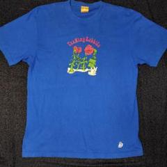 FR2エフアール2/Fxxking Rabbits フラワーTシャツ 青メンズL