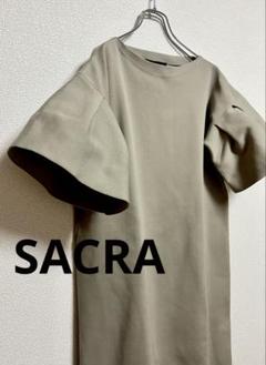 【早い者勝ち】 Sacra Tokyo ラッフルスリーブ　フォルムワンピースのサムネイル