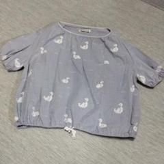 ミナペルホネンlake bird フレンチスリーブブラウス36