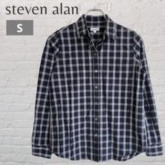 【美品】スティーブンアラン 総柄 長袖シャツブラウス シルク混 日本製 S 2025年最新】steven alan レディース 長袖 シャツ・ブラウスの