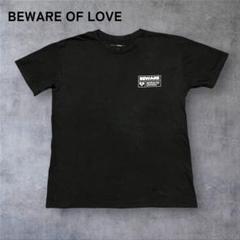 【1216】NOVAMEN BEWARE OF LOVEグラフィックT半袖黒L