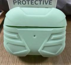 AirPods proケース　シリコン保護ケース　グリーン