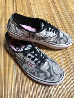 VANS バラ柄オーセンティックUS7 JPN25cm