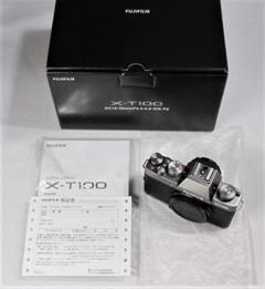 未使用品 フジ X-T100 ボディ ダークシルバー 1年保証 送料無料