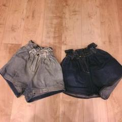 ハイウェストショートパンツ