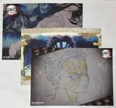 3枚セット ufotable Cafe 鬼滅の刃 ランチョンマット 猗窩座