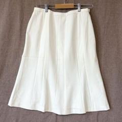 タケオニシダ♦︎フレアスカート XL ミモレ丈 キレイめ 無地 アイボリーのサムネイル
