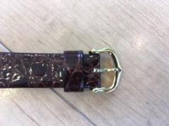 Cartier マストタンクLM用純正Aバックル&レザーベルト ※時計本体無し