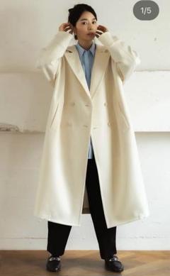 新品未使用タグ付き【deres デレス】スプリングコート　コート deresデレス feather spring coat トレンチコートエクリュ