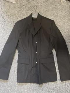 PRADA 24SS コットンテーラードジャケット ブラック
