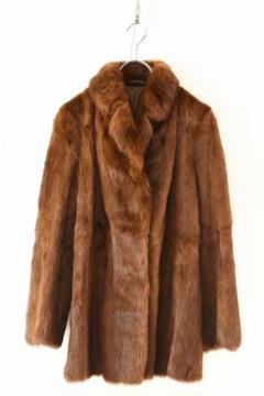 B2538 Vintage レディース ミンクファー ファージャケット コート