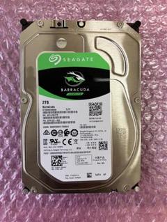 HDD 2TB 3.5インチ 内蔵型 seagate製 約15000時間