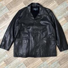 超スペシャル 90s ポニー無し ラルフローレン スウェード ジャケット L 黒 d5d1e40ab980964a58534d89c9b268