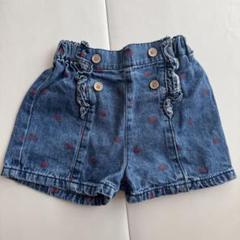 まとめ売りフタフタ ハートデニム ショートパンツ futafuta - バースデイ フタフタ ハート デニム ショートパンツ