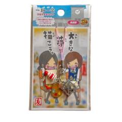 一期一会★クラブマスコット★美術部！　平成レトロ　ストラップ　部活　絵のサムネイル