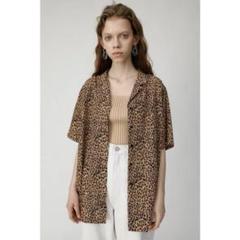 MOUSSY ヒョウ柄シャツ F 半袖