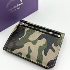【未使用品】ラルコバレーノ スマートカードウォレット 迷彩 ユニセックス 箱付き 未使用品】ラルコバレーノ スマートカードウォレット 迷彩 ユニ