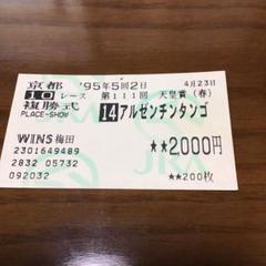 最終値下げ 競馬 天皇賞(春)アルゼンチンタンゴ 馬券