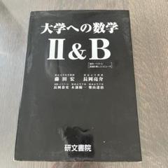 大学への数学Ⅱ&B