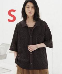 WYM LIDNM JACQUARD MESH KNIT SHIRT Sサイズ - メルカリ
