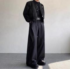 invoid ワイドスラックス 変形パンツ　即日発送 invoid ワイドパンツ ジーンズ デコンストラクシ ョン変形