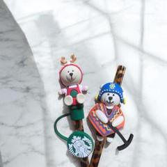 【美品タグ付き】Starbucks ベアリスタぬいぐるみ　サンタクロース　スタバ 2025年最新】Starbucks ぬいぐるみの人気アイテム - メルカリ