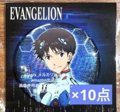新世紀エヴァンゲリオン　EVA 中国限定　グリッターバッジ　シンジ　10点 新世紀エヴァンゲリオン EVA 中国限定 グリッターバッジ シンジ