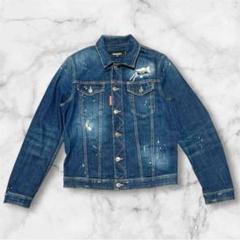 【極美品】DSQUARED2　デニムジャケット ダメージ加工 近年モデル 赤タグ 極美品】DSQUARED2 デニムジャケット ダメージ加工 近年モデル