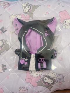 ぬい服 10cm 猫耳パーカー パープル 紫 ぬいぐるみ 新品のサムネイル