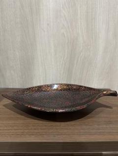 津軽塗　菓子器