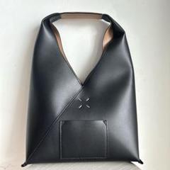 styiro カシュクールワンハンドルバッグ　クロスデザイン ハンドバッグ 黒