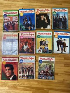 ミュージックライフ 1966年1～12月号 11冊揃 8月号無しビートルズ来日 ミュージックライフ 1966年1～12月号 11冊揃 8月号無し