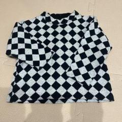bébé 黒白ダイヤモンドニットセーター 90 - メルカリ