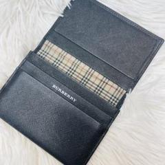 新品未使用　バーバリー　レザーカードケース　内側ノバチェック　ブラック 楽天市場】BURBERRY バーバリー レザー ノバチェック カード