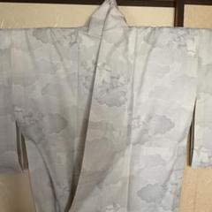 【未使用】白大島紬　単衣　霞椿 未使用】白大島紬 単衣 霞椿 - メルカリ