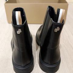 未使用 HUGO BOSS 本革ブーツ 梅雨対応 24cm