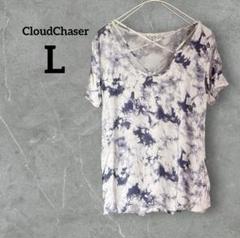 CloudChaser 【L】 タイダイ柄 Vネック 半袖Tシャツ