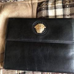 美品 VERSACE ヴェルサーチ メデューサ 三つ折り財布 キャンバス VERSACE(ヴェルサーチェ) 折りたたみ財布(レディース) - 海外