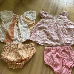 ベビー服 4点セット 花柄 フリル　80サイズ