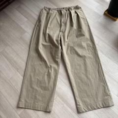 ベージュ ワイドパンツ　（BASIC AND ACCENT） セール】ベーシックタックワイドスラックス／basic tuck wide
