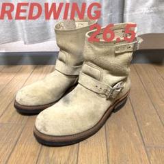 レッドウィング ショートエンジニア ベージュ スエード REDWING 2965 - メルカリ