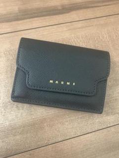 【最終値下げ】【美品】MARNI ネイビー 三つ折り財布 楽天市場】マルニ 二つ折り財布（カラーネイビー）（バッグ