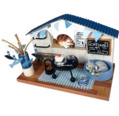 にゃんこのミニチュアコレクション　カフェタイム　ビリー　ドールハウス　キット