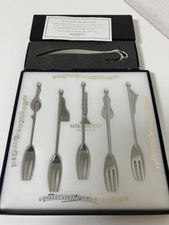 Mikimoto ミキモト音楽モチーフ パール付き フォーク5本セット