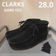 クラークス ワラビー ゴアテックス スエード 黒 28.0 - メルカリ