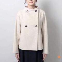 タグ付き新品　untitled 洗える　ドライエアクロスノーカラーコート UNTITLED（アンタイトル）の「◇ドライエアクロス ノーカラー